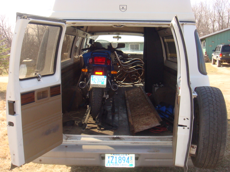 I really need a handicap van again, perfect moto hauler.